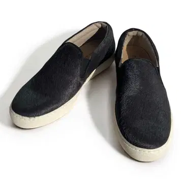 슬립온 MOHI 통굽 송치 스니커즈 블랙 36 23cm