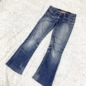 [ U.S.A 제 ] AG 데님 청바지 부츠컷 플레어 데미지