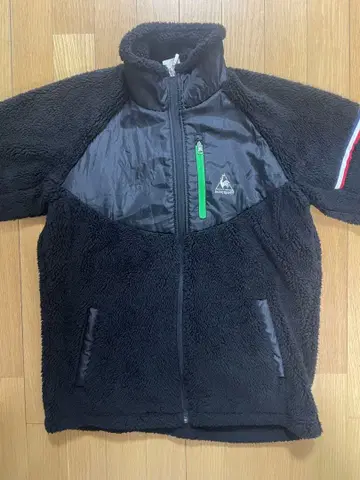 르꼬끄 스포르티브 남성용 골프 보아 자켓 M 방한 플리스 블랙