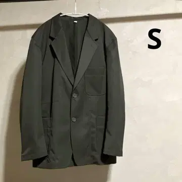 레어 새상품급 유니클로 U 초기 울 블렌드 자켓 올리브