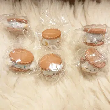 스모어 산리오 쿠키 샌드 아이스 캡슐 토이 6개 세트