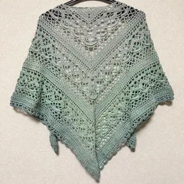 삼각형 숄 담요 그라데이션 원더 코튼