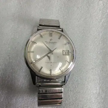 세이코 매틱 셀프 데이터 손목시계 세이코 시계 자동 와인딩 실버