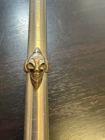 가보르 타입 스컬 반지 Silver925