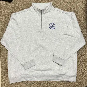 WHO'S WHO gallery 하프 지퍼 집업 그레이