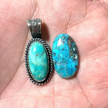 뉴님 문의 페이지 터콰이즈 펜던트 탑