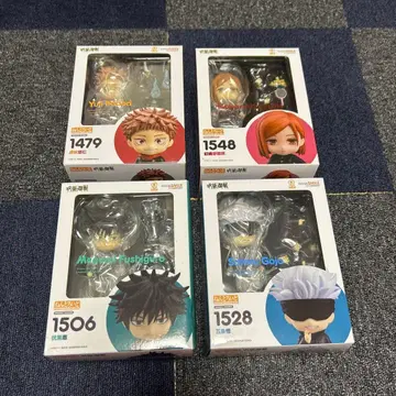 넨도로이드 주술회전 4체 세트 (이타도리, 쿠기사키, 후시구로, 고죠)