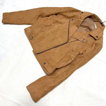 브라우니 스탠다드 스웨이드 라이더 자켓 L 여성용 아우터