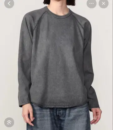 yleve 이레브 여성용 코튼 T셔츠 차콜