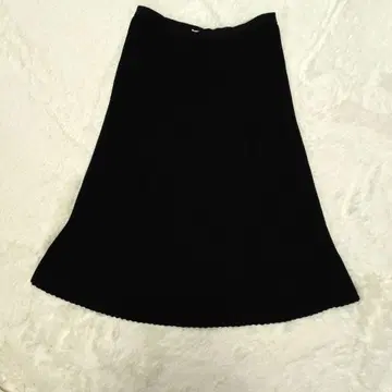 PAPIORA 미카 레이디 파피오라 플리츠 스커트 80 블랙