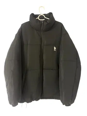 U.S. POLO ASSN. 블랙 다운 자켓 L