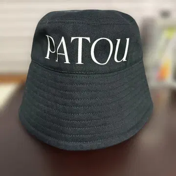 PATOU 버킷 햇 블랙