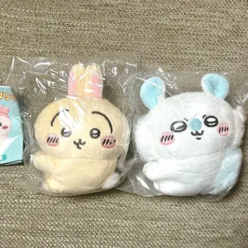 치이카와 클립 봉제 인형 2 토끼 모몽가 봉제 인형 가챠가챠