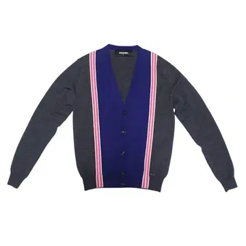 DSQUARED2 남성용 스트라이프 가디건
