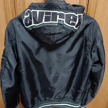 AVIREX 나일론 자켓 후드 부착