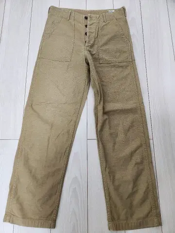 오어슬로우 퍼티그 팬츠 버튼 플라이 사이즈 2