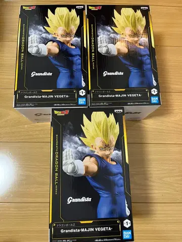 드래곤볼Z 그란디스타 마인 베지터 피규어 3체 세트