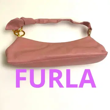 FURLA 핑크 숄더백 리본