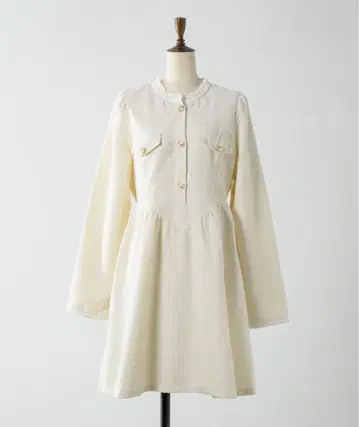 [ 새상품 ] Lame coco 트위드 프릴 원피스