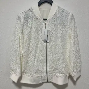 INGNI 잉그 레이스 블루종 M 화이트 택 포함