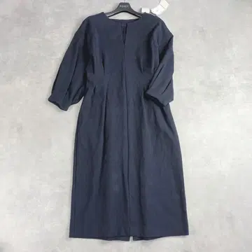 [새상품] 로페피크닉 키넥 롱 원피스 네이비 40 기모 원단 심플
