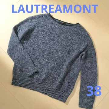 LAUTREAMONT 네이비 계열 니트 스웨터 네이비 부드러운