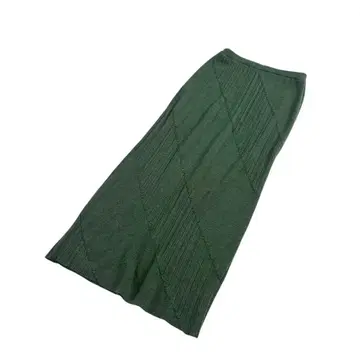 JURGEN LEHL 요건 레일 니트 스커트 M