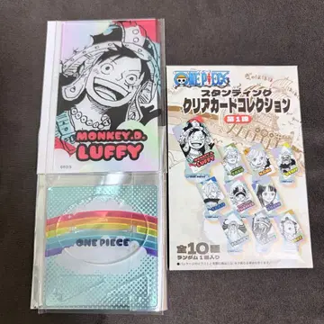 원피스 스탠딩 클리어 카드 컬렉션 루피