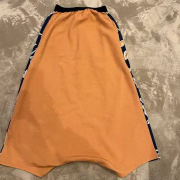 안티카 오렌지와 네이비 꽃무늬 사루엘 팬츠