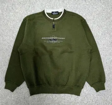 00s 빈티지 올리브 그린 니트 아카이브 그런지 y2k