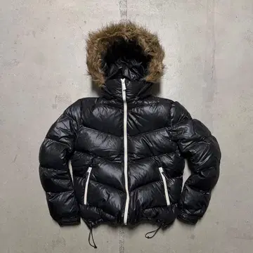 00s archive Y2K 다운 재킷 짧은 기장 두꺼운 소재