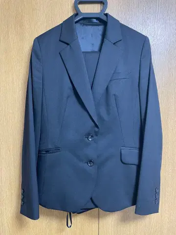 아오키 팬츠 수트 셋업 블랙