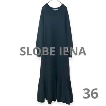 슬로브 이에나 SLOBE IENA 니트 플레어 원피스