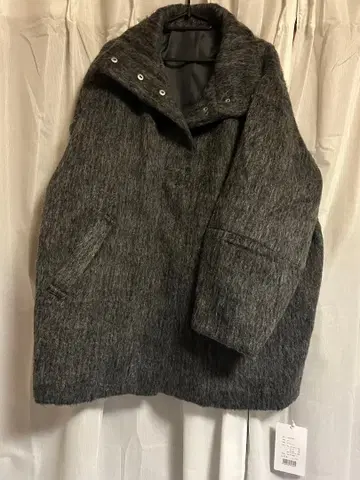 슬리브 샤기 자켓