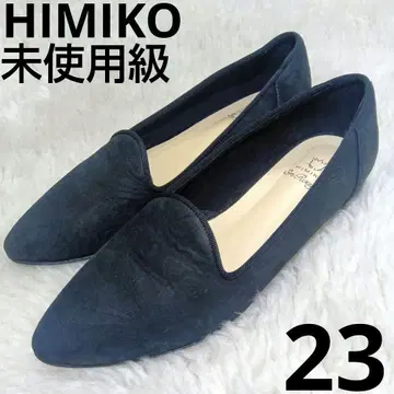 미사용급 HIMIKO 플랫 펌프스 스틸레토 23 블랙