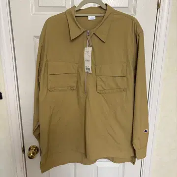 Champion 챔피온 하프 지퍼 나일론 셔츠 L 사이즈