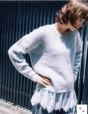 Ade 타마루 마키 밑단 레이스 탱크탑 블랙