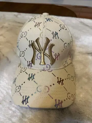 NY GG 패턴 야구 모자