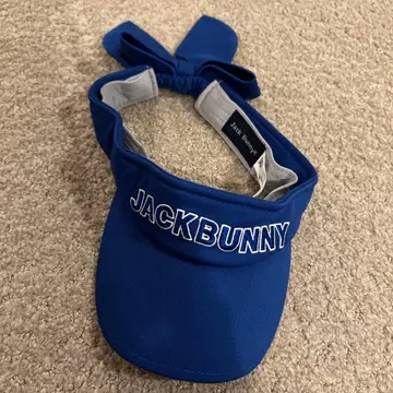 잭 버니 파랑 바이저 뒤 리본 포함