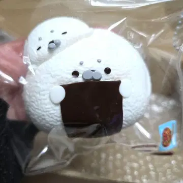 말랑말랑 밀크캔디 M 사이즈 오니기리 물범 타바 스퀴즈