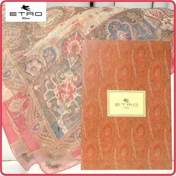 새상품급 에트로 대형 스톨 실크 쉬폰 숄