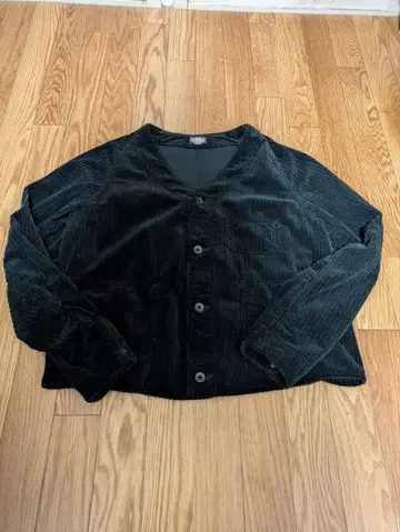 BLACK SIGN 코듀로이 가디건 블랙