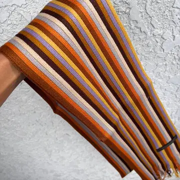 [새상품] 니팅 인 마츠이 니트 기켄 울 혼방 리브 머플러 남녀 공용