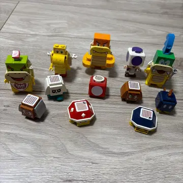 쿠파 토드 등 블록 피규어 세트