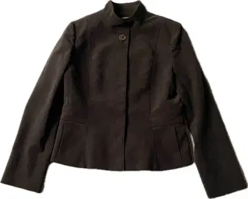 스웨이드풍 자켓 시니어 패션