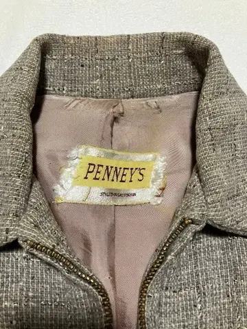 빈티지 50s 개버딘 재킷 카스리 로카빌리 페니즈