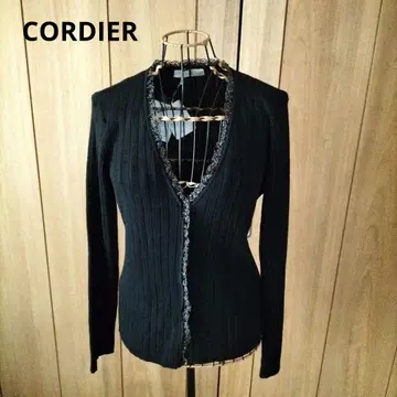 미사용 CORDIER 코르디아 울 가디건