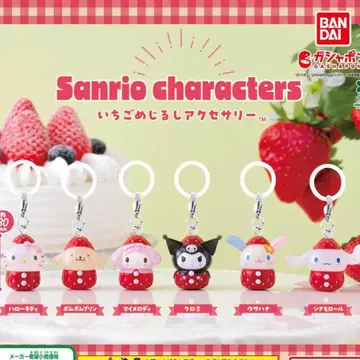 익명 배송 컴프 세트 산리오 딸기 메지루시 액세서리
