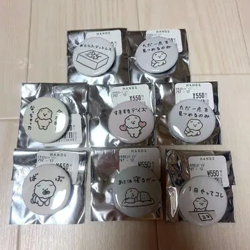 못사리 모사오 캔뱃지 준 안녕하세요 강아지입니다 미니 캔뱃지