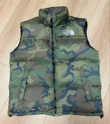 THE NORTH FACE 카모플라쥬 다운 베스트 XL 사이즈